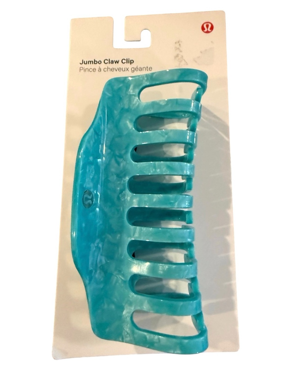 lululemon athletica Jumbo Claw Clip in Turquoise Marble